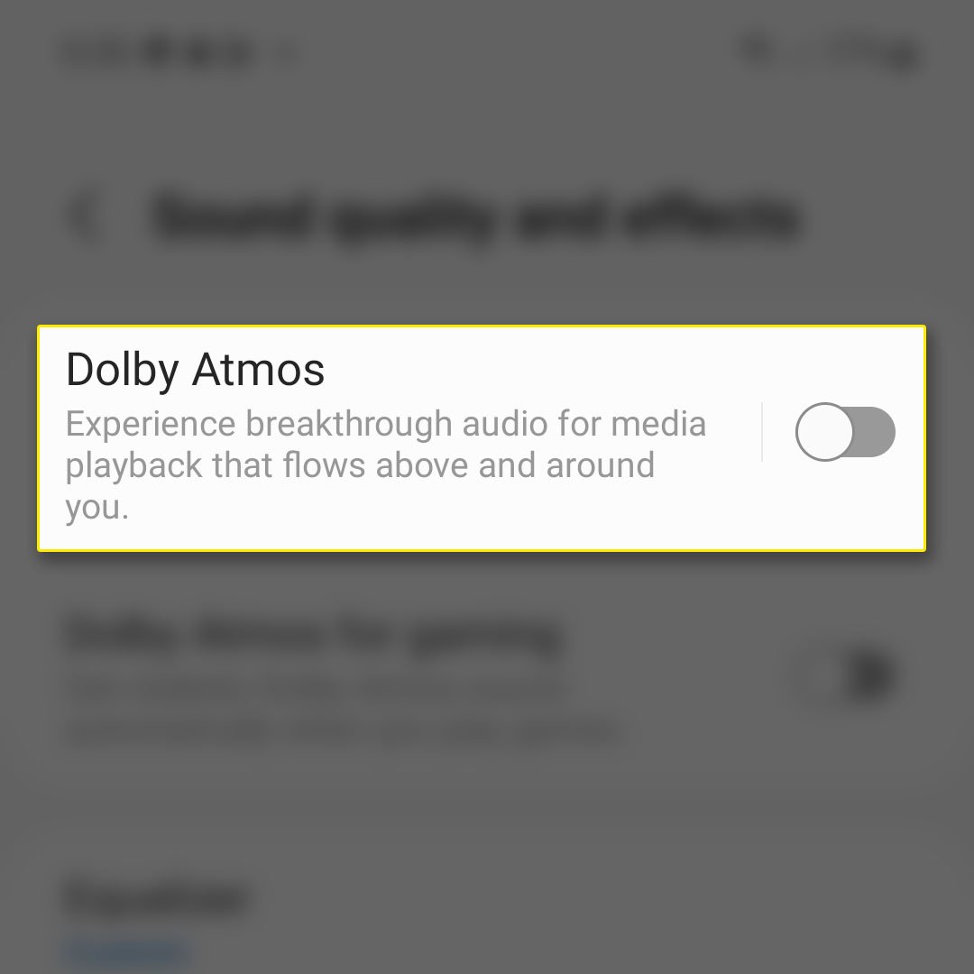 enable dolby atmos galaxy z flip 4 5