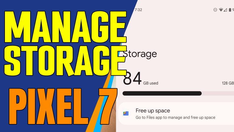 manage pixel 7 storage 15