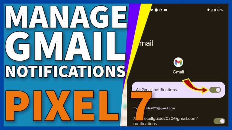pixel 7 gmail notifications 8