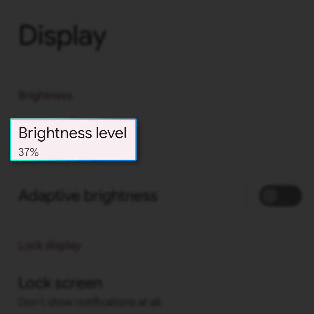 pixel 7 screen brightness timeout 4