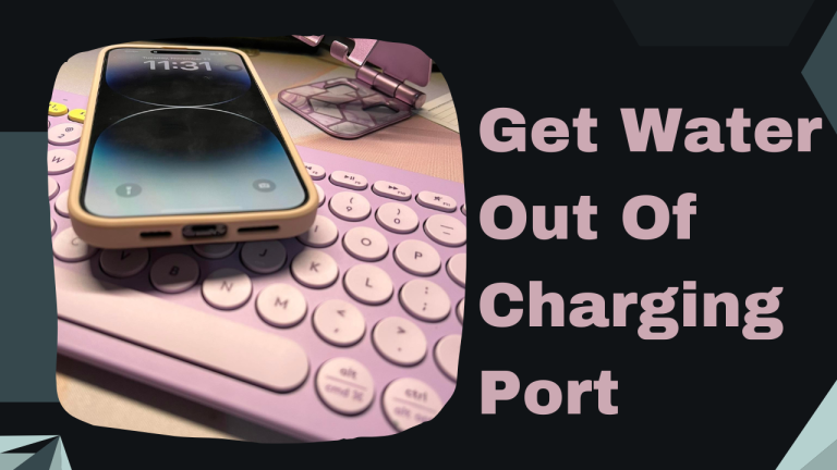 Get Water Out Of Charging Port