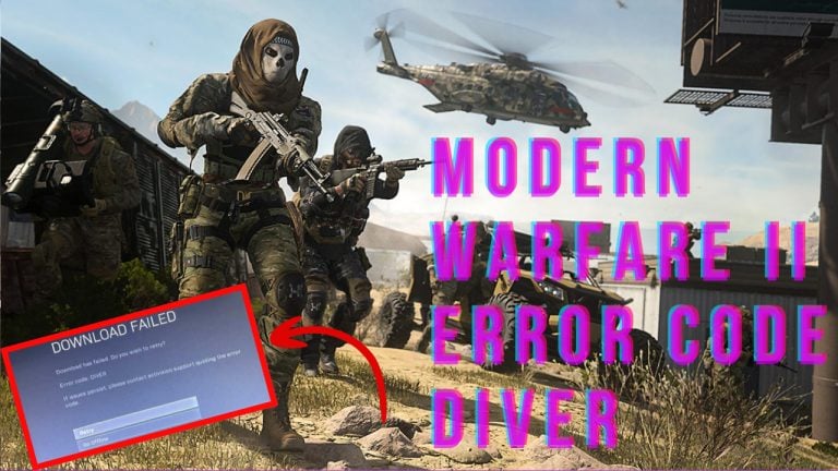Modern Warfare 2 Error Code DIVER