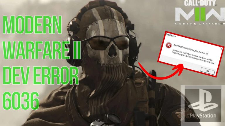 How To Fix COD Modern Warfare II Dev Error 6036 On PS4 [Easy Solutions]