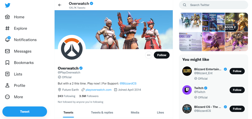 Overwatch 2 Twitter