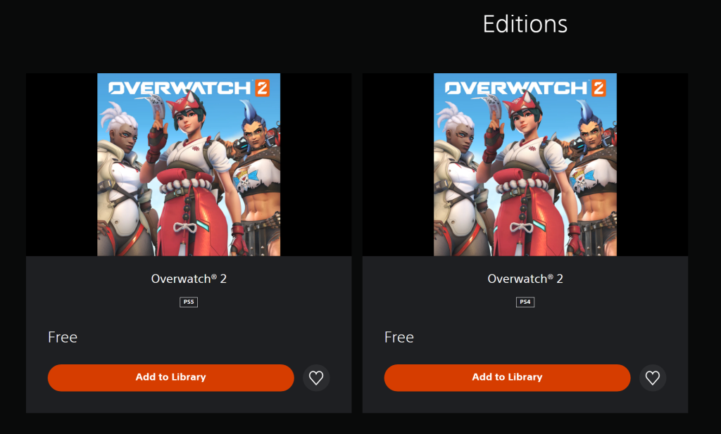 Overwatch 2 ps4