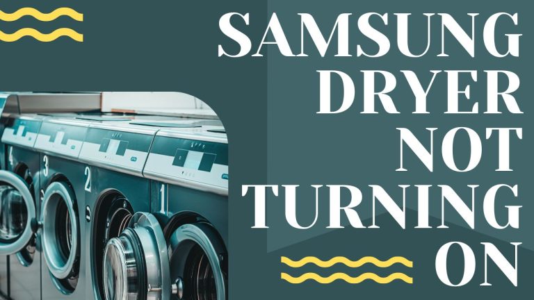Samsung Dryer Not Turning On