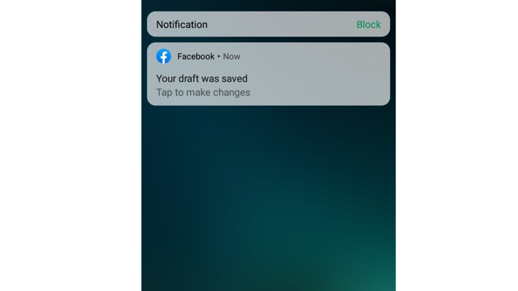 Facebook Notification