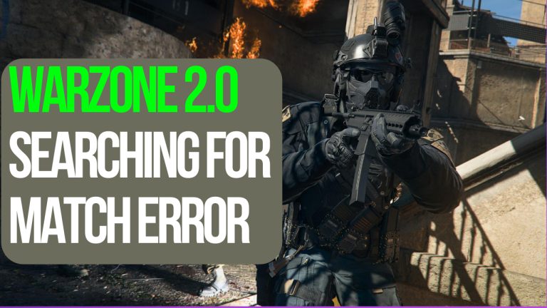 Warzone 2.0 Searching For A Match