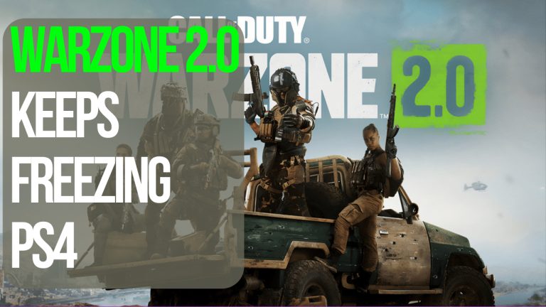 Warzone 2.0 freezing PS4