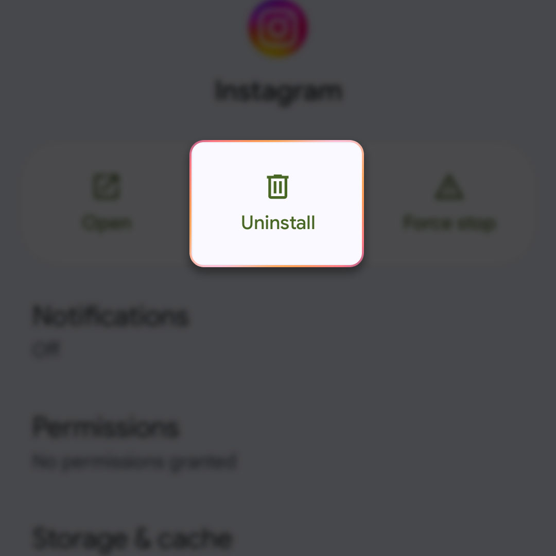 instagram crashes on pixel 7 4