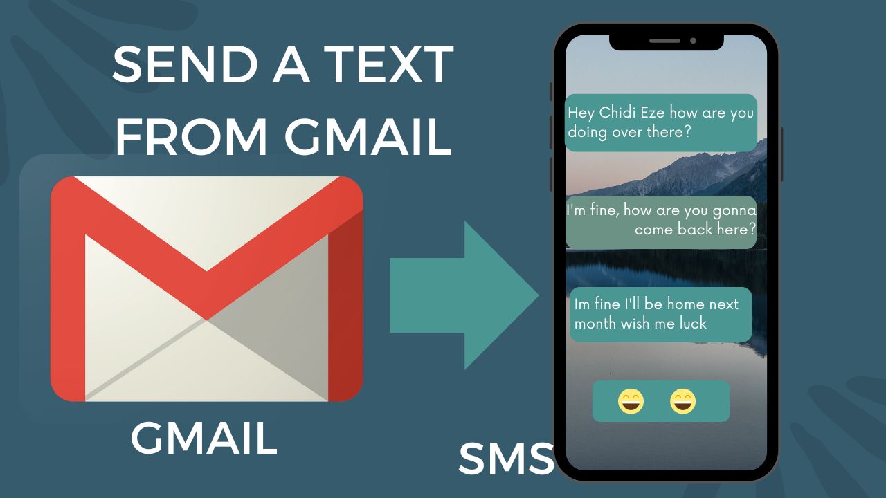 How to send a text from gmail