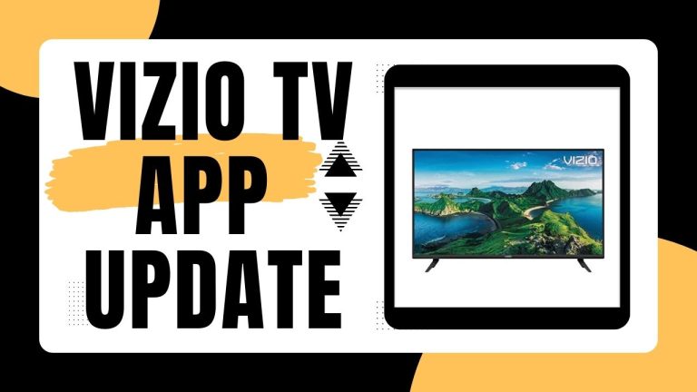 vizio tv app update