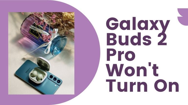 Galaxy Buds 2 Pro Won't Turn On