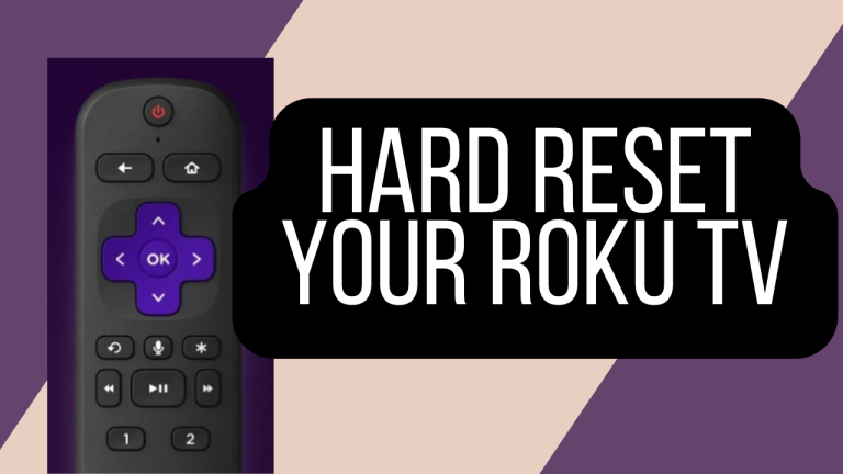 Hard Reset Roku TV