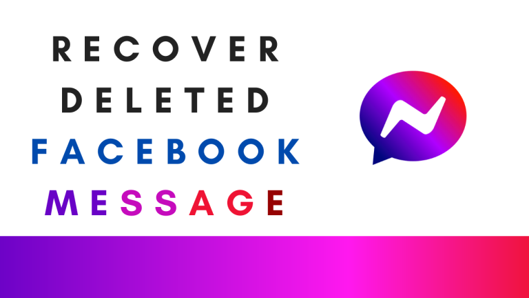 Recover Deleted Facebook Message