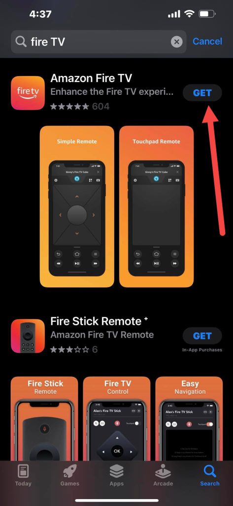 Fire TV app