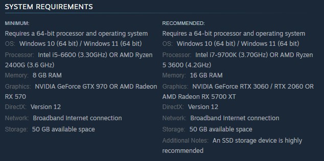 Fix #1 Check Game's System Requirements