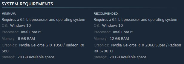 Fix #1 Check Recommended System Requirements
