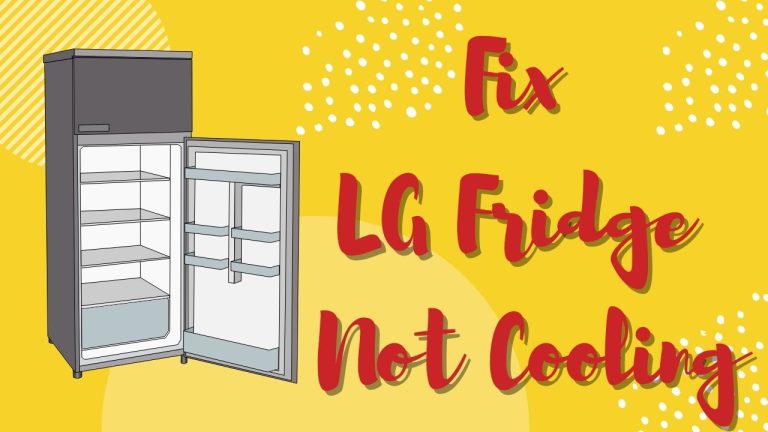 LG fridge not cooling