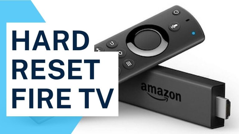 Hard Reset Your Fire TV