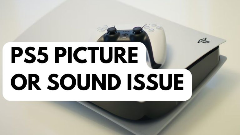 How to Fix PS5 Picture or Sound Issue