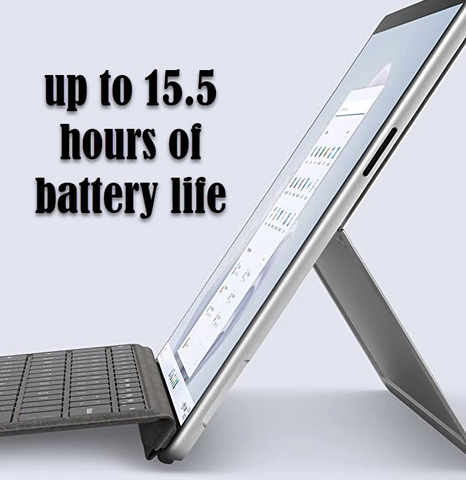 Microsoft Surface pro 9 battery life