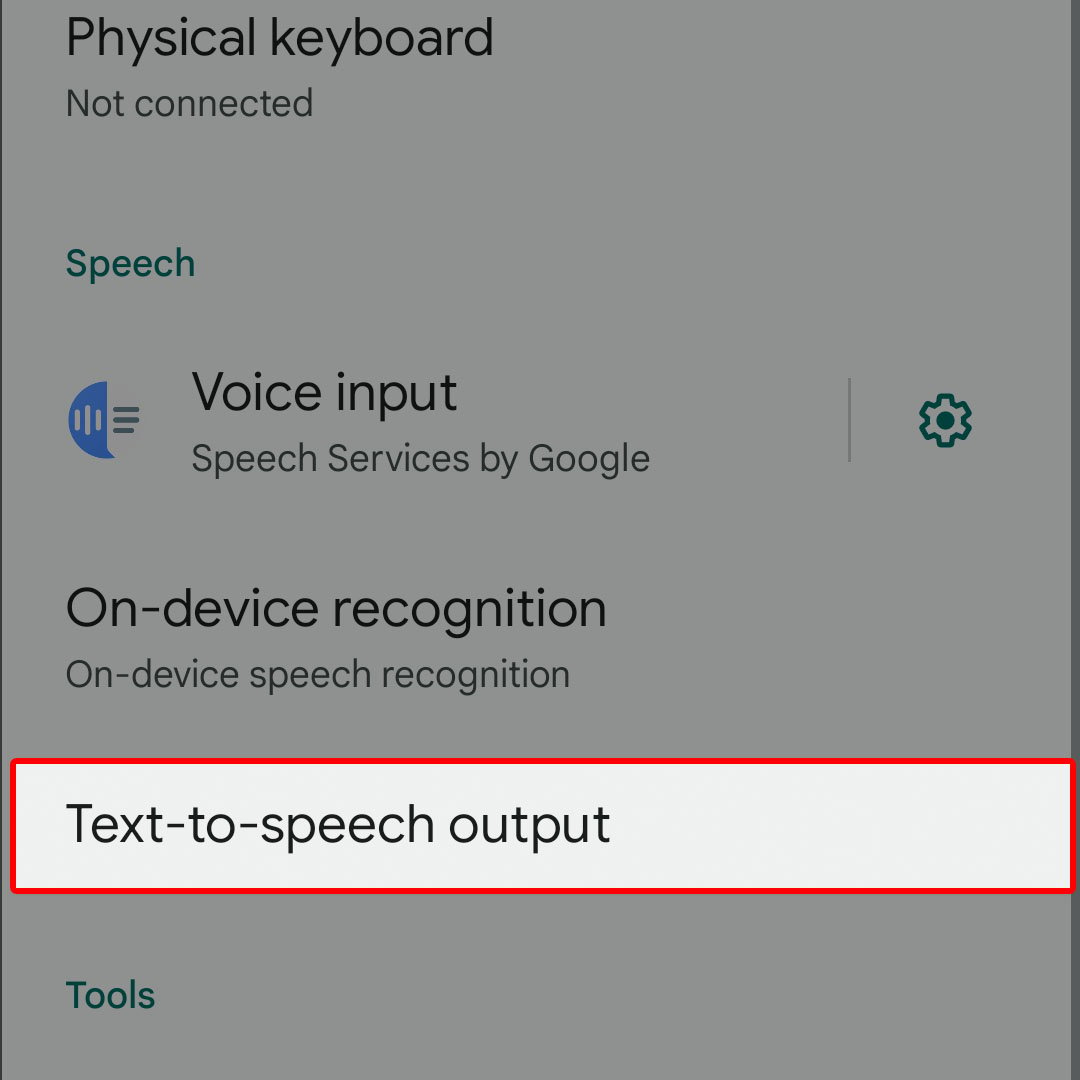 adjust text to speech output google