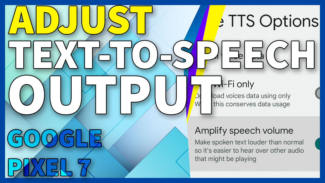 text to speech output application