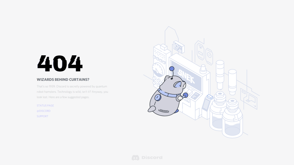 Discord 404 error