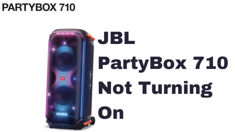 How To Fix JBL PartyBox 710 Not Turning On