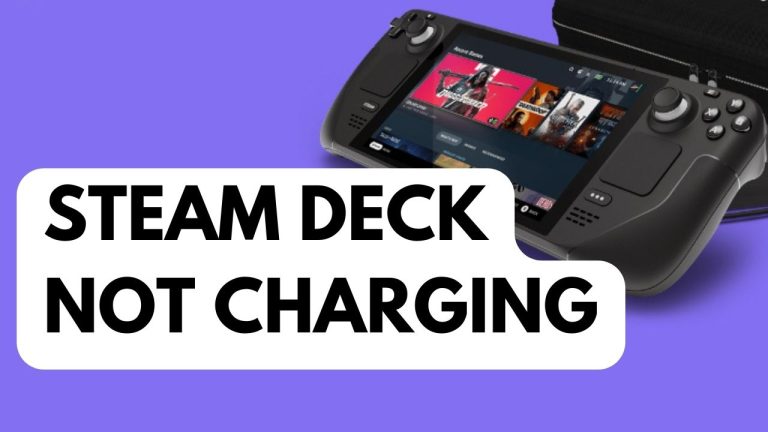 How To Fix Steam Deck Not Charging