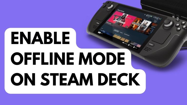 How to Enable Offline Mode on Steam Deck