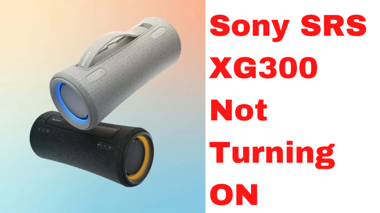 How To Fix Sony SRS XG300 Not Turning ON