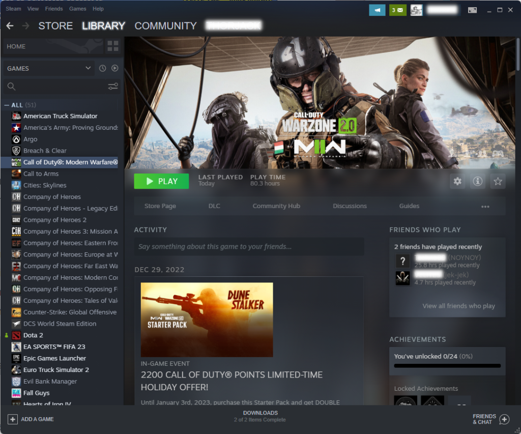 Steam Warzone 2 screenshot