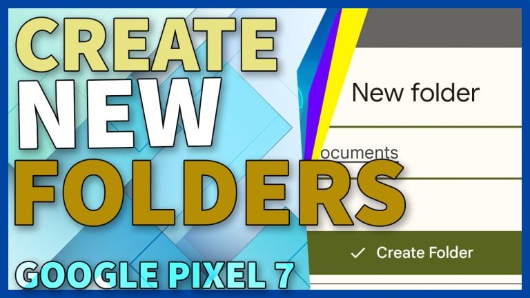 create new hidden folder google pixel7 TN