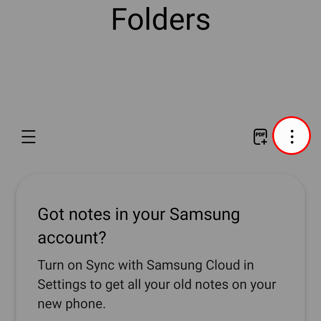 create samsung notes folder galaxy zflip4 1
