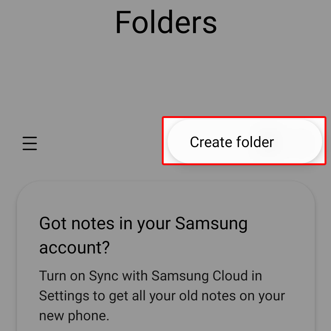 create samsung notes folder galaxy zflip4 3