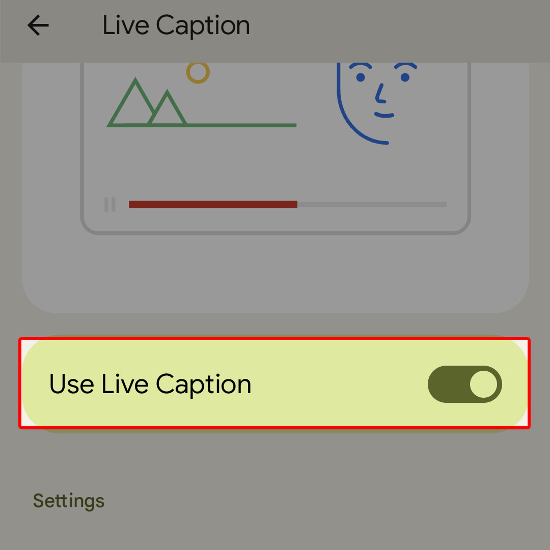 enable live captions google