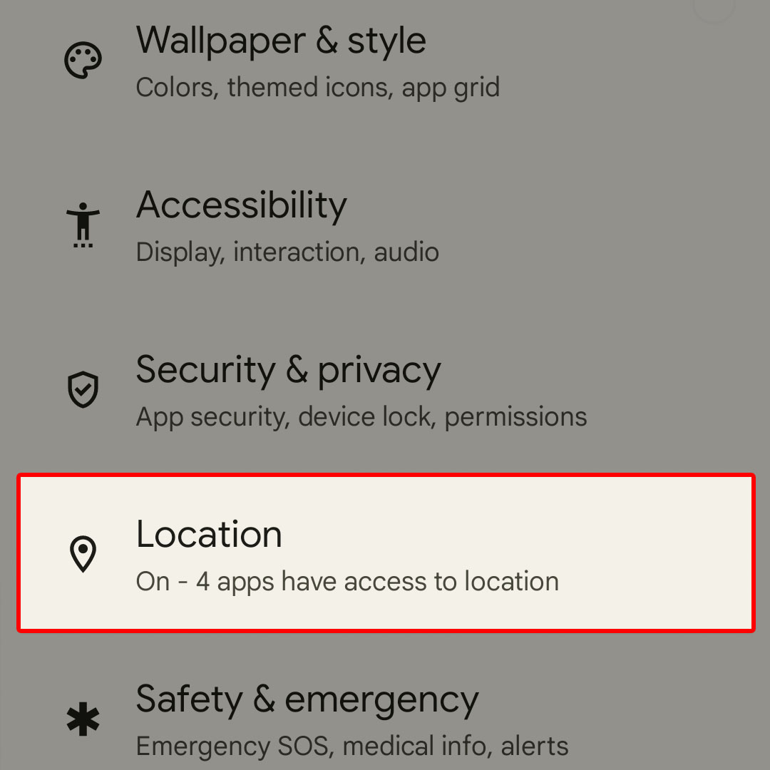 enable location services google