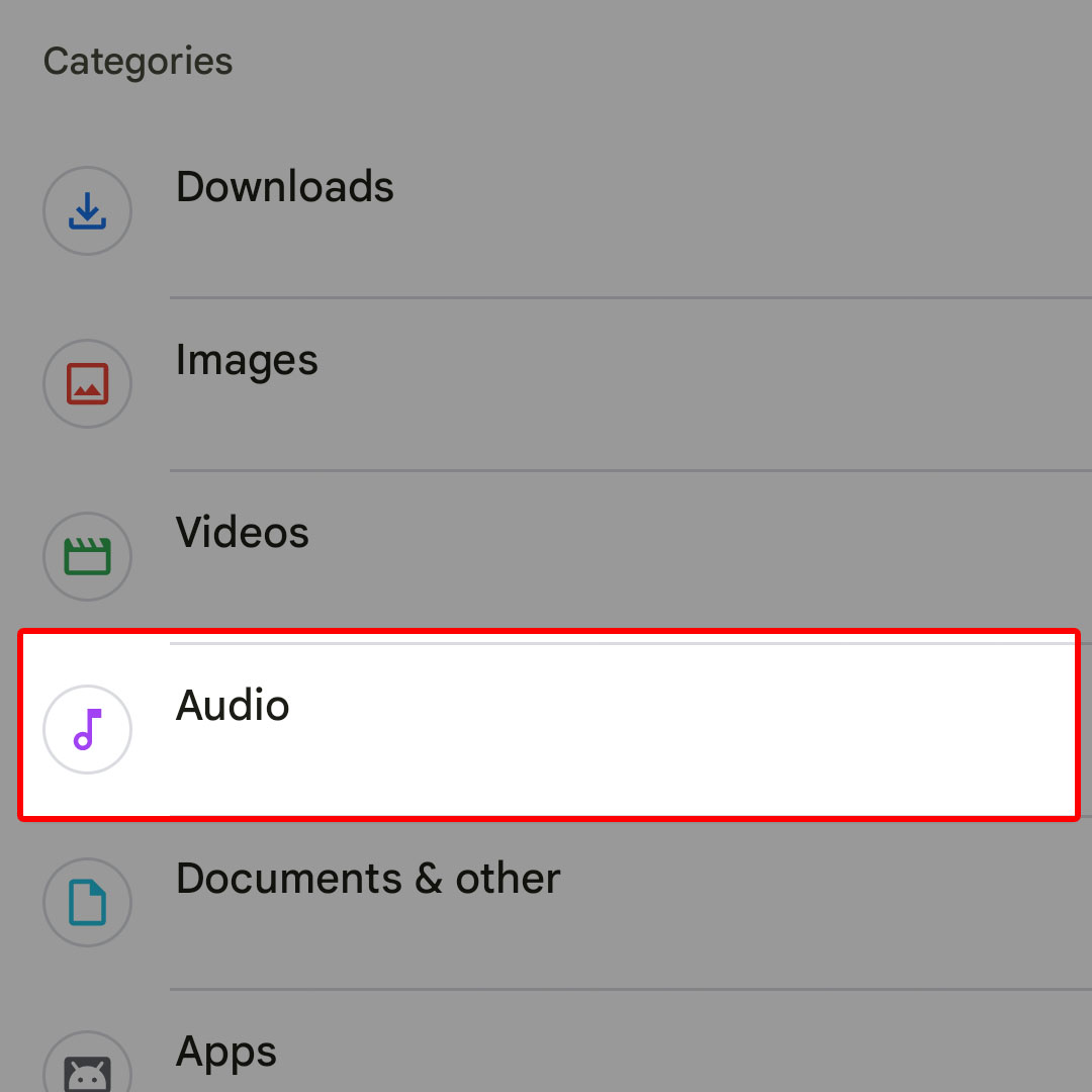 share audio files google