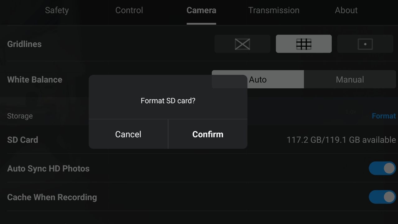 insert sd card into dji mini 2