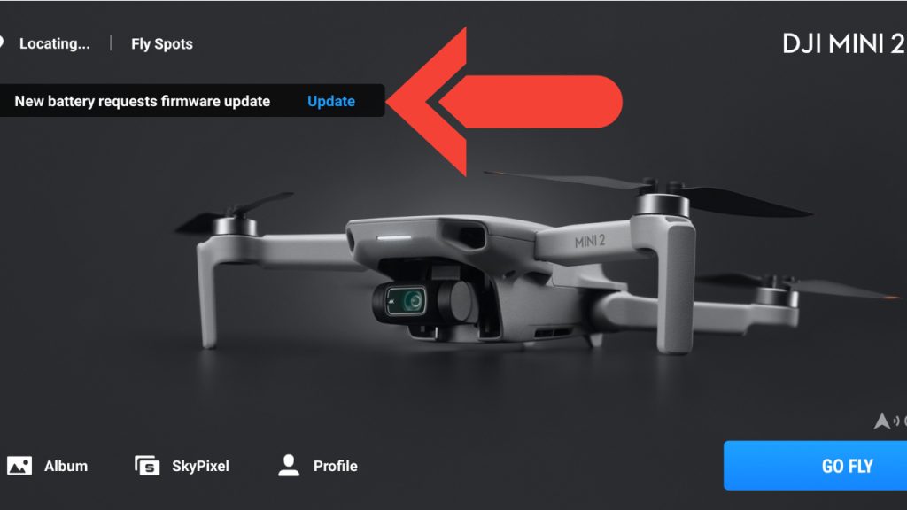 DJI Update Prompt