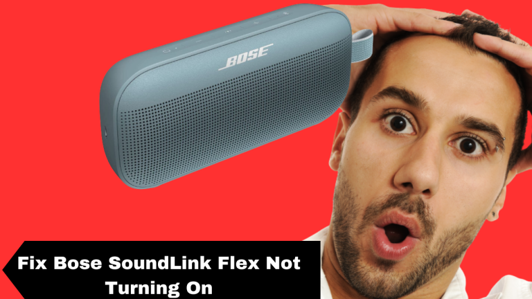 Bose SoundLink Flex Not Turning On Issue