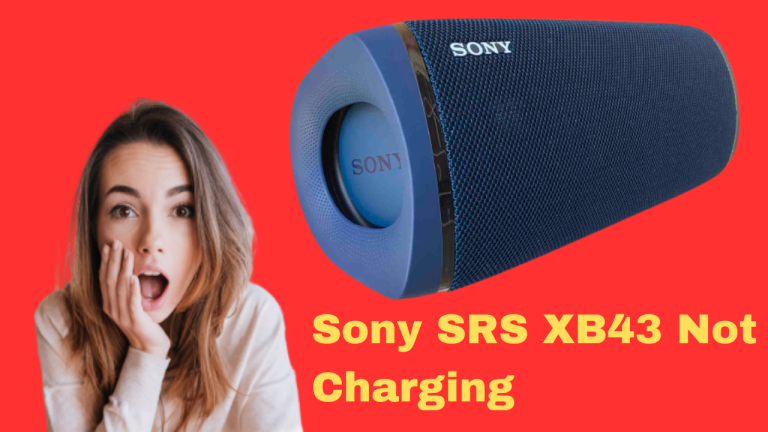 Sony SRS XB43 Not Charging