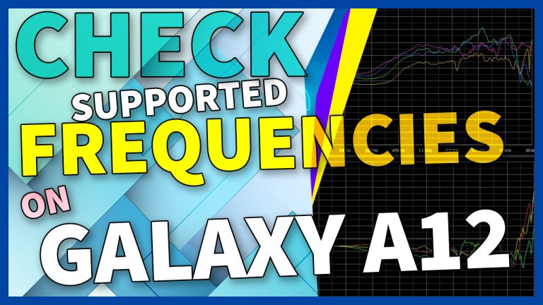 check frequency galaxy a12 TN