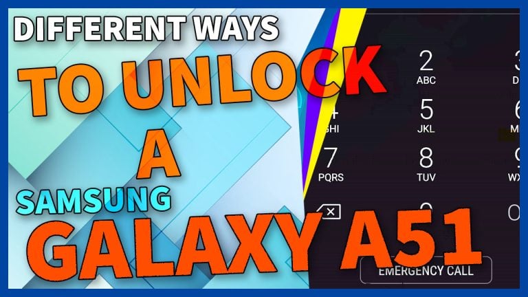 different to unlock samsung galaxy a51 TN