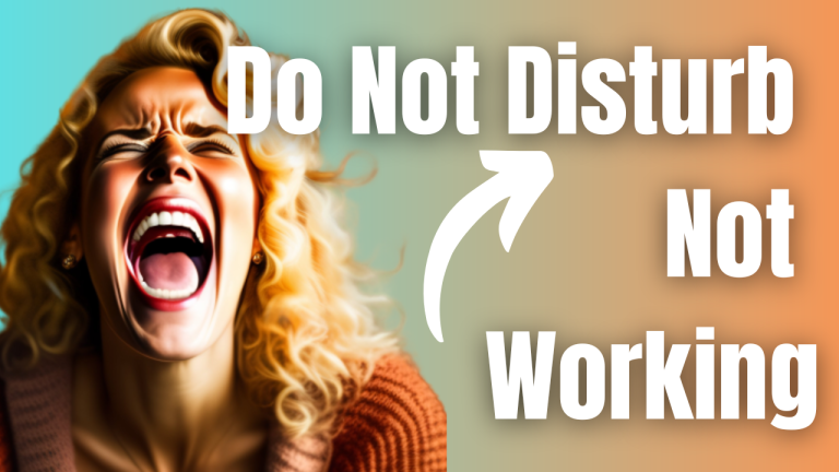 Do Not Disturb Not Working