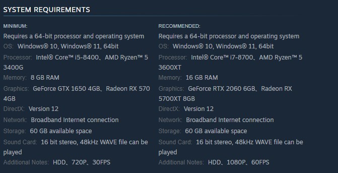 Fix 1 Check System Requirements 1