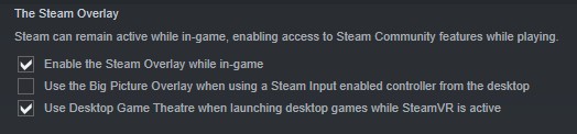 Fix #4 Disable Steam Overlay