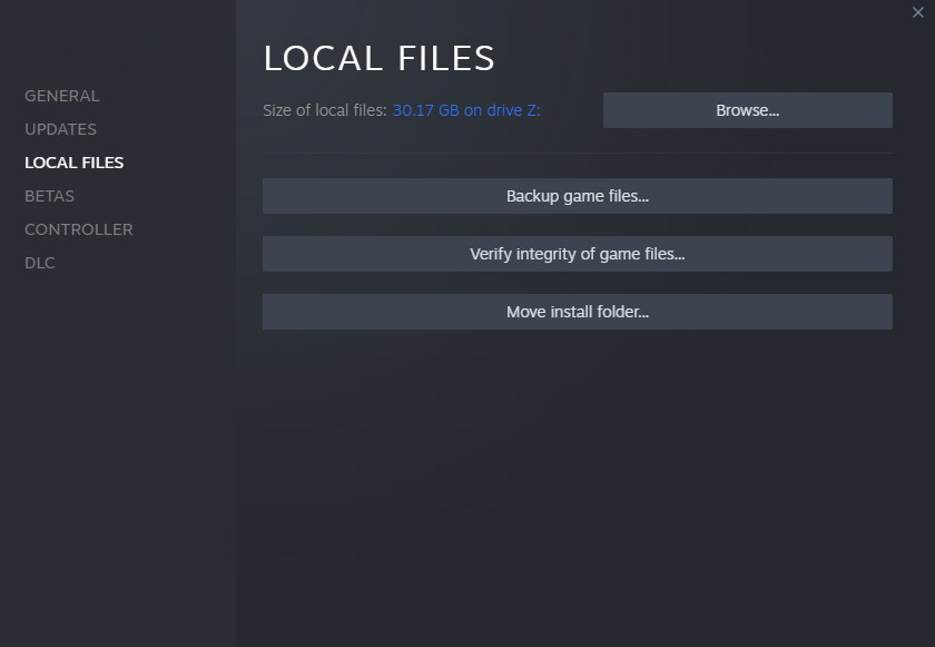 Fix #5 Verify Integrity of Game Files in Local Files Tab